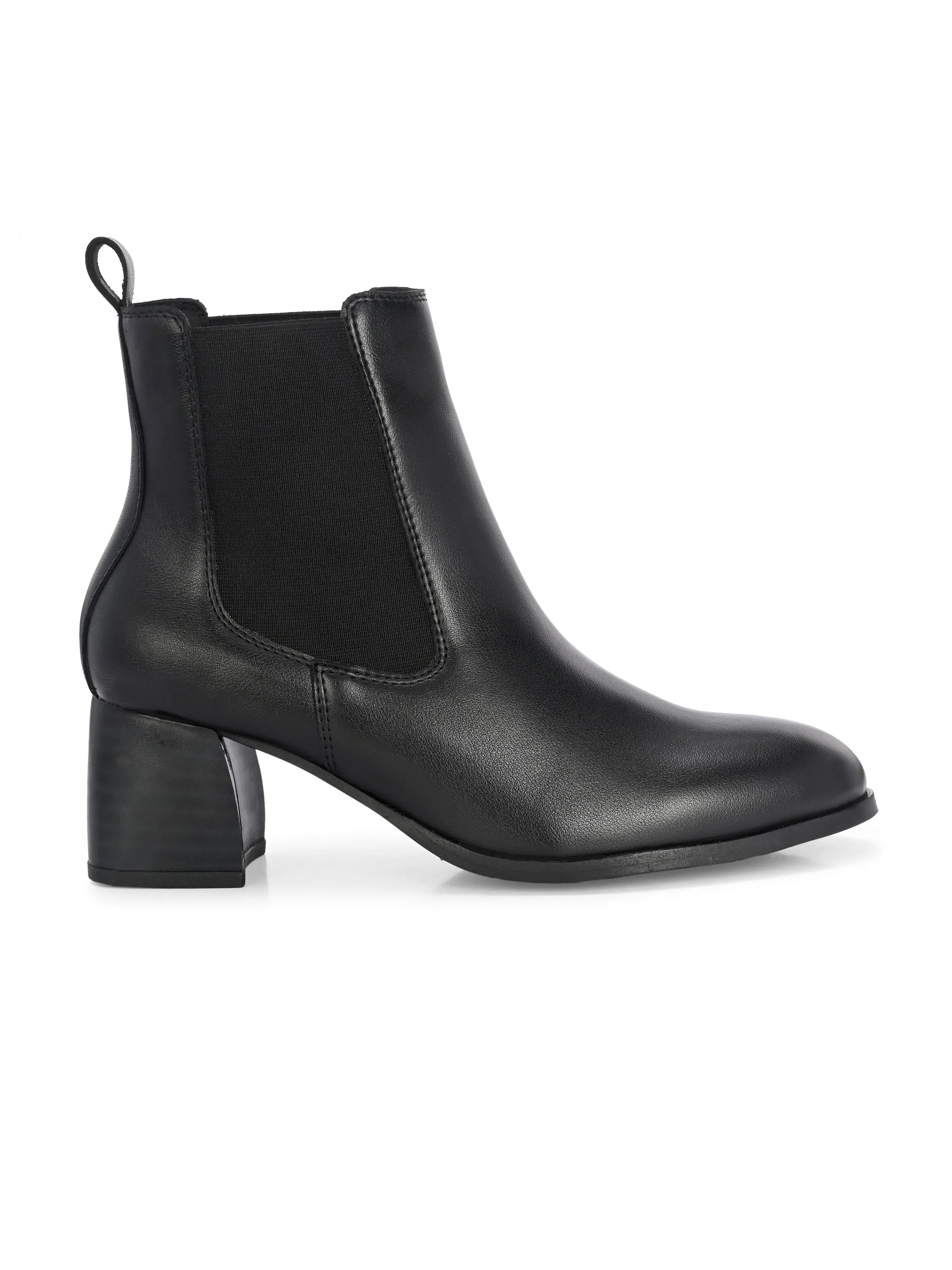 EL PASO Women Faux Leather Casual Slip On Boots