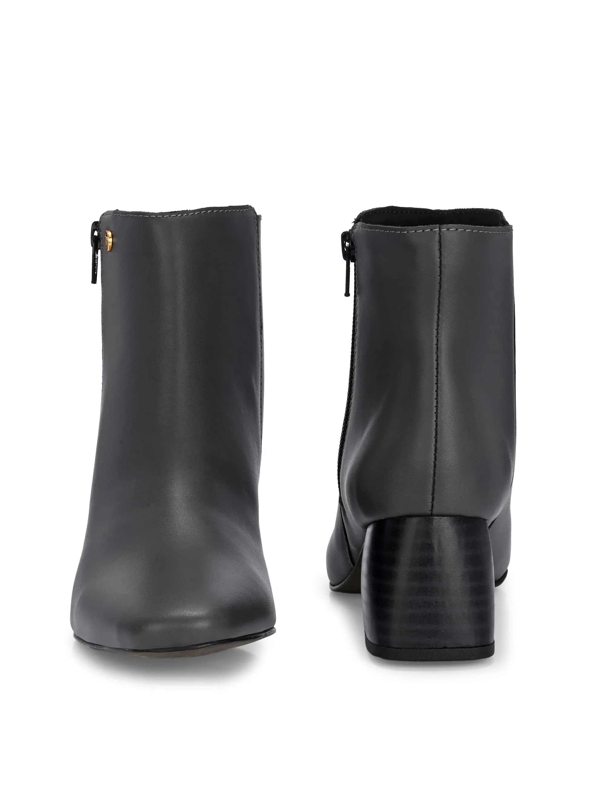 EL PASO Women Suede Faux Leather Casual Chelsea Boots