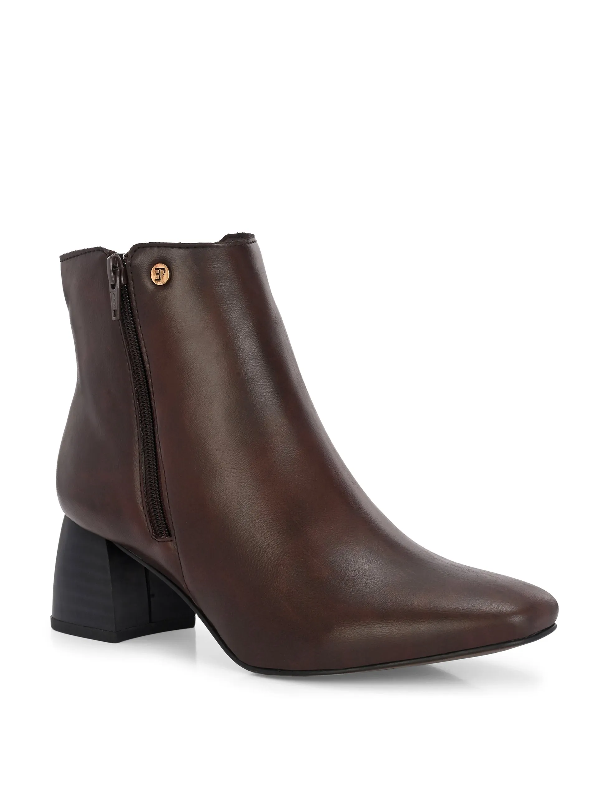 EL PASO Women Suede Faux Leather Casual Chelsea Boots