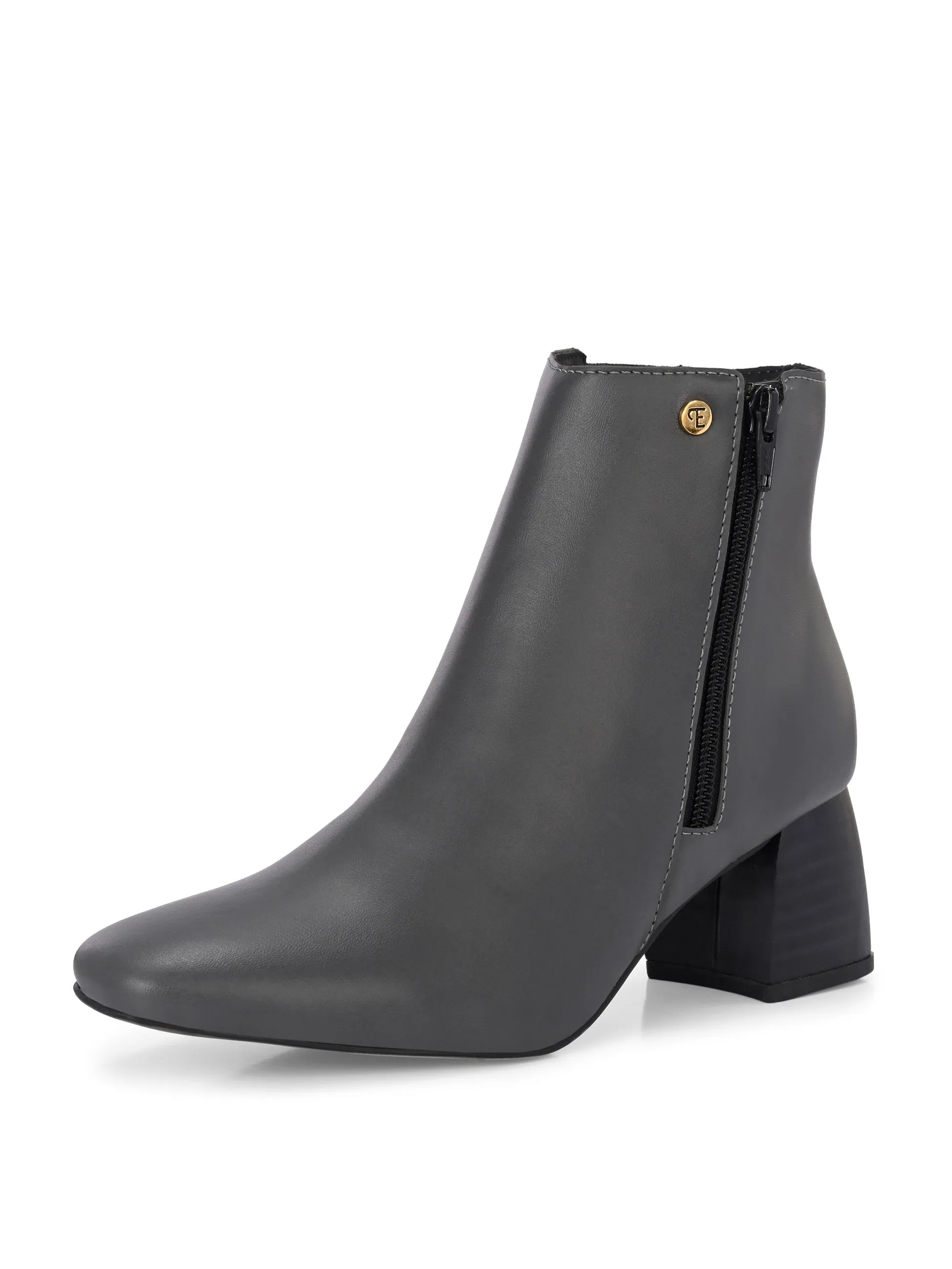 EL PASO Women Suede Faux Leather Casual Chelsea Boots