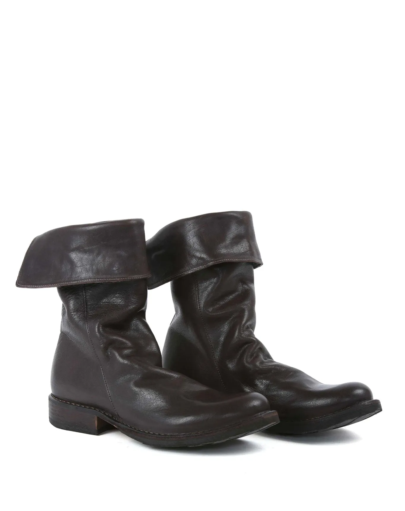 ELLA Brown leather boots