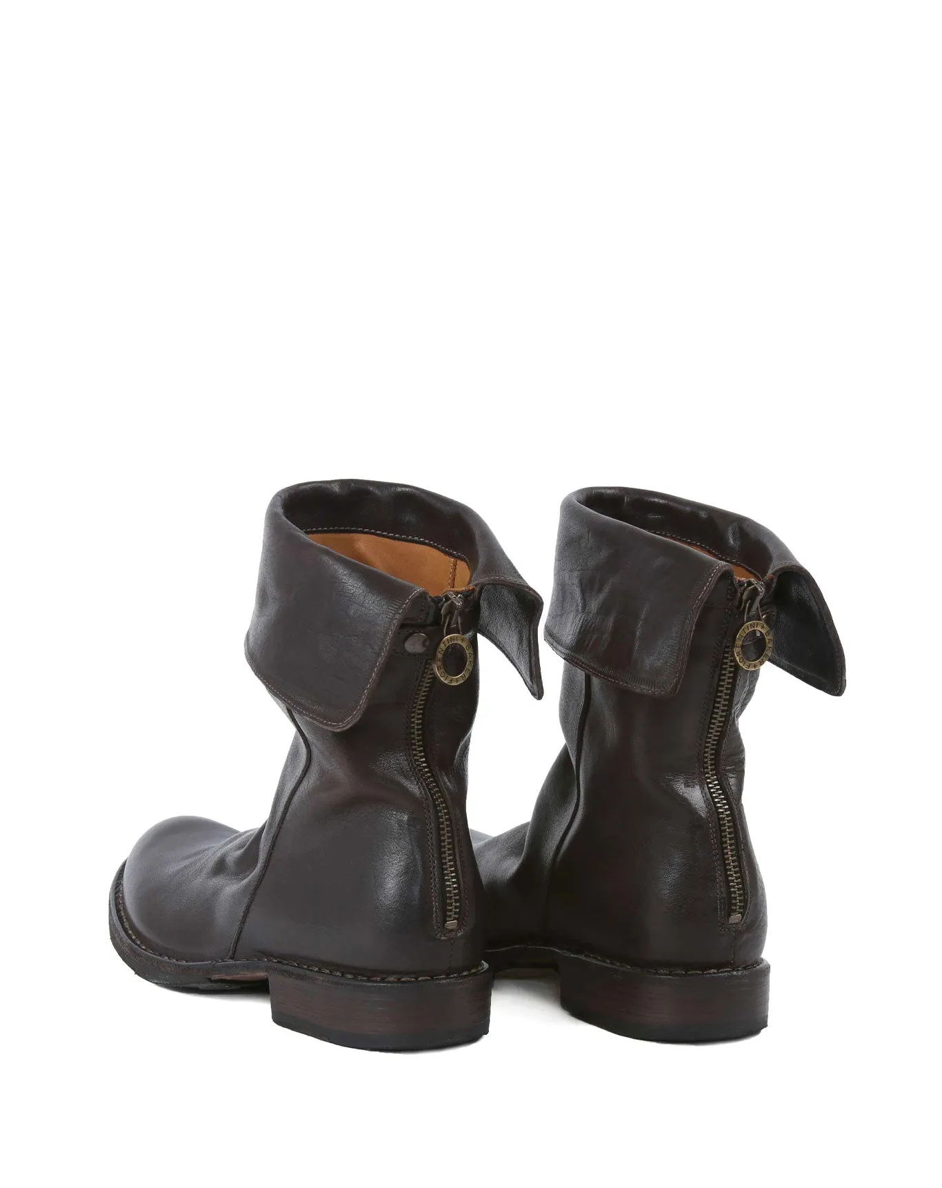 ELLA Brown Leather Boots
