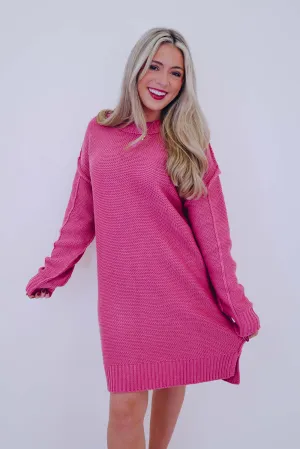 Embracing The Sweater Weather Mini Dress - 3 Colors