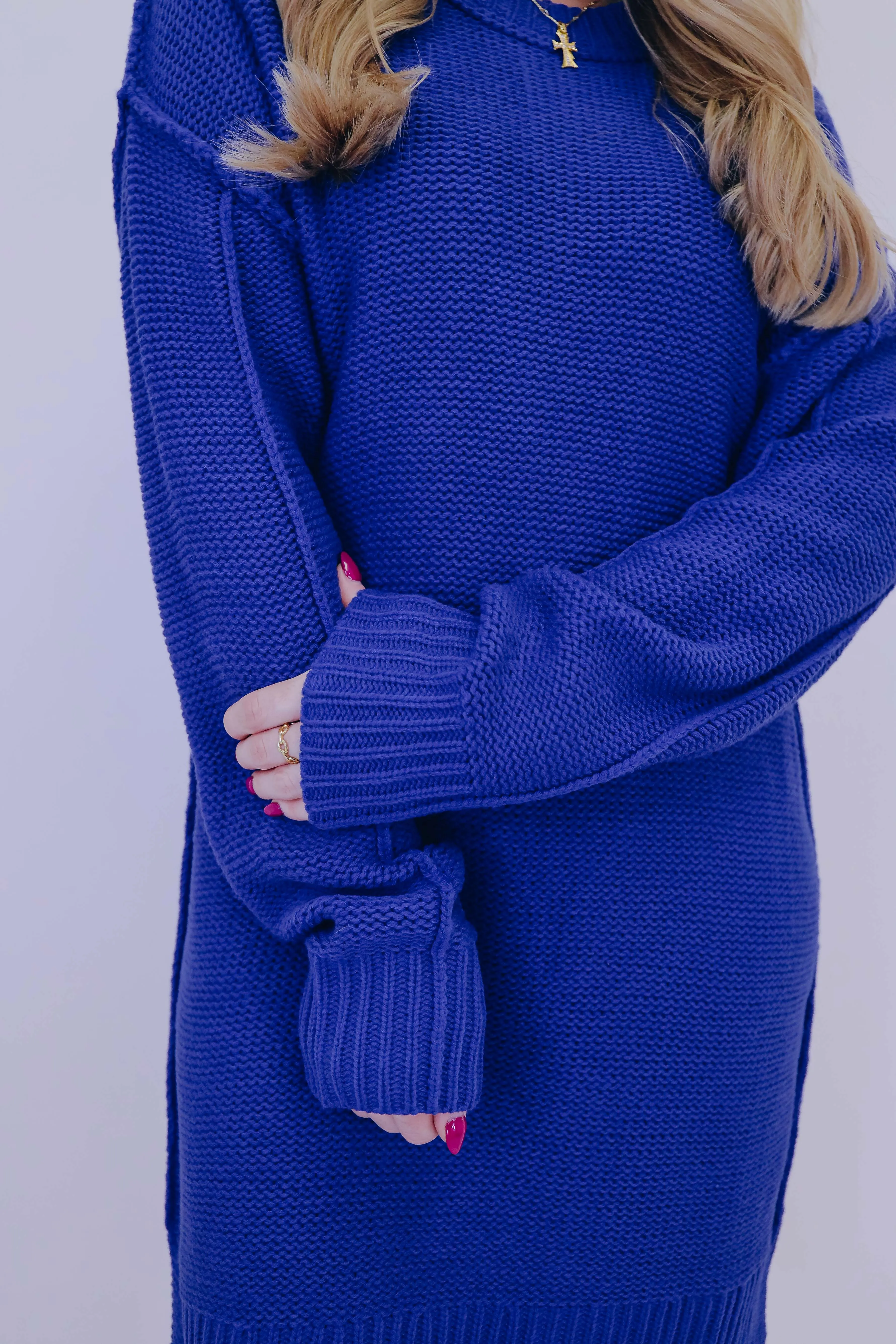 Embracing The Sweater Weather Mini Dress - 3 Colors