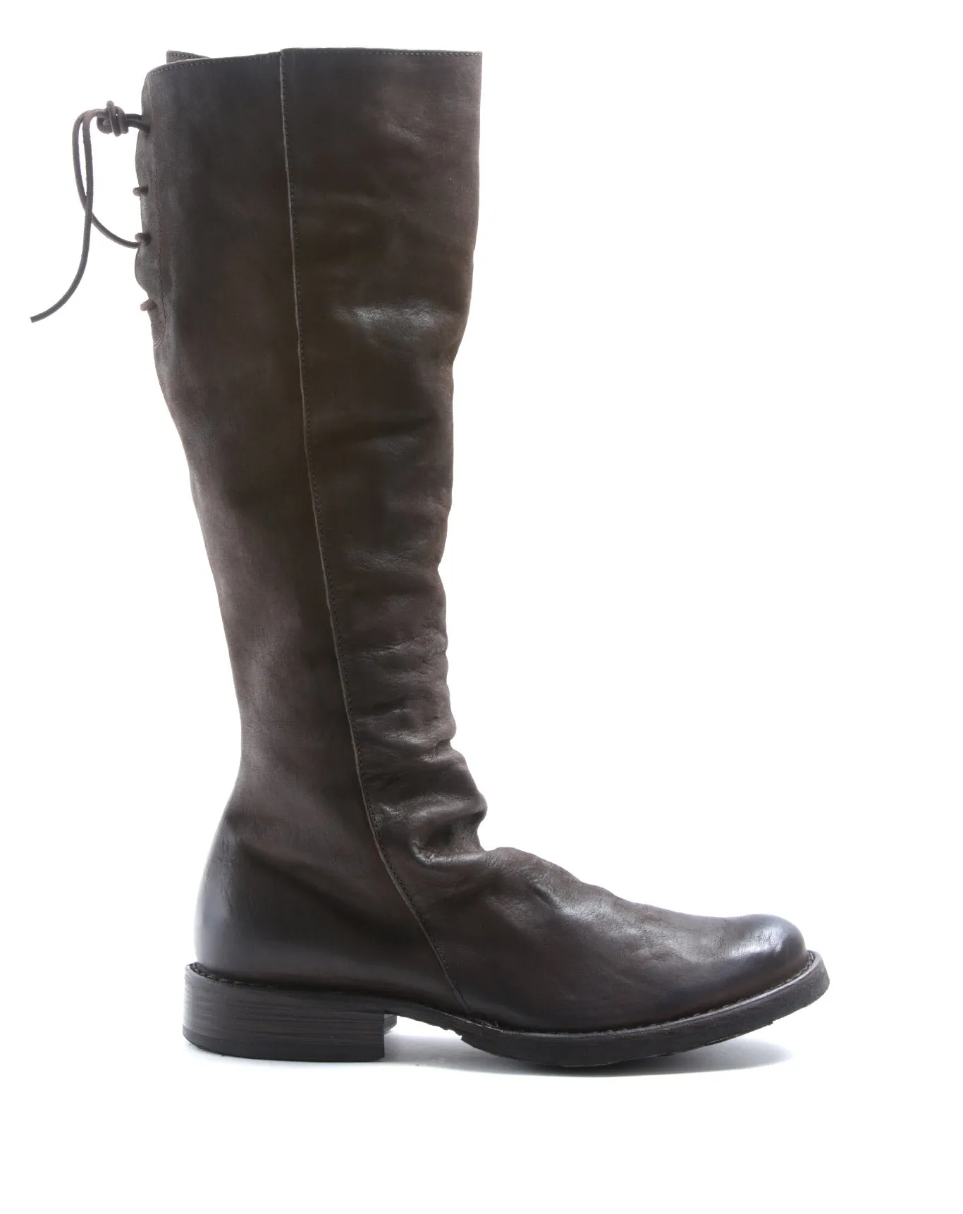 EMMA Brown Leather Tall Boots