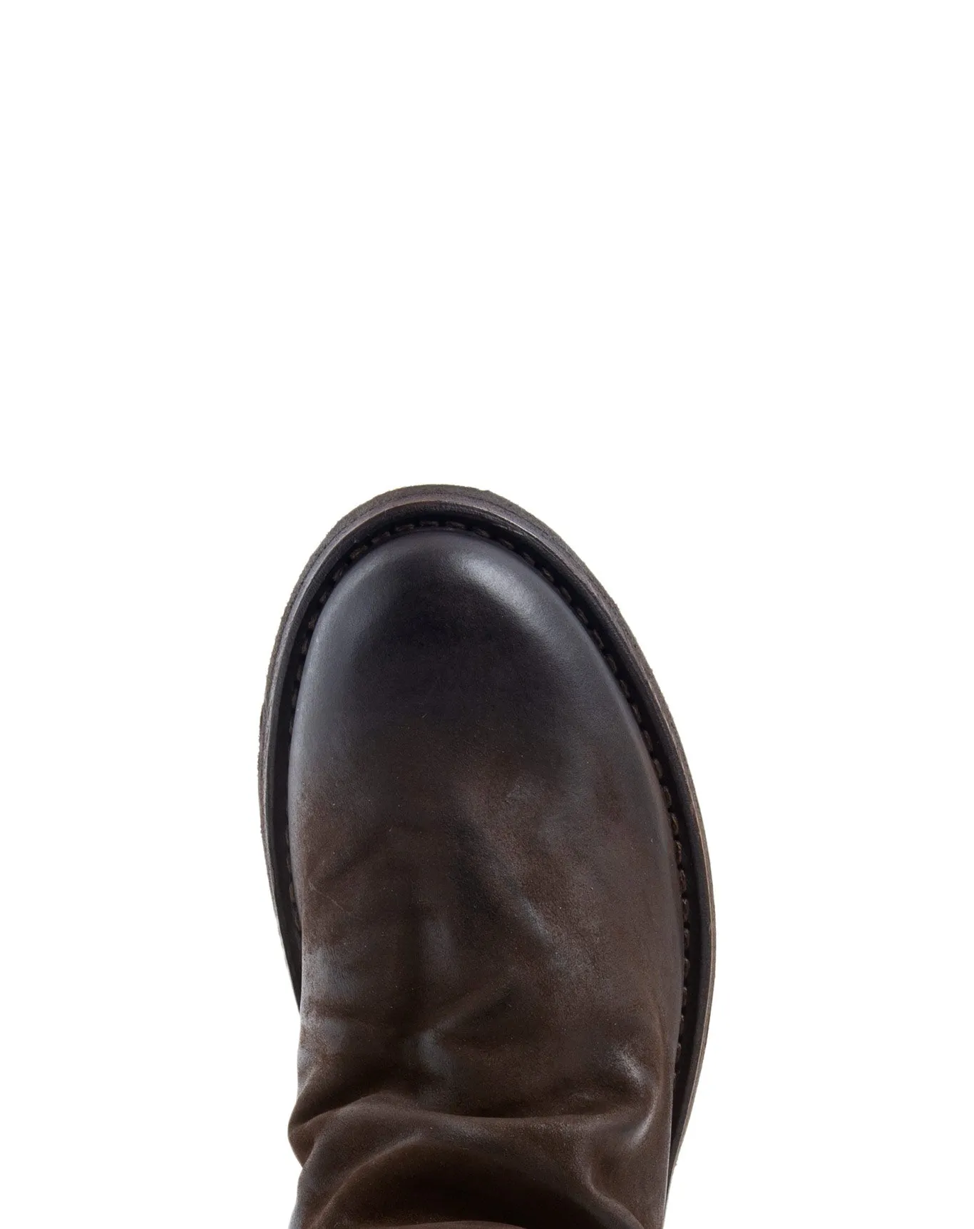 EMMA Brown Leather Tall Boots