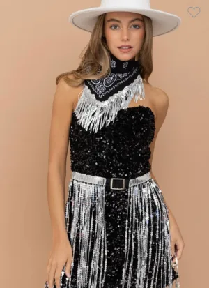 Festival fit sequin dress