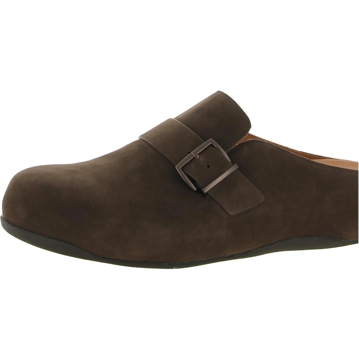 Fitflop Womens Shuv Buckle-Strap Buckle Slip On Clogs
