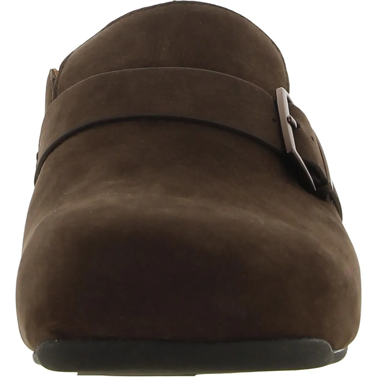 Fitflop Womens Shuv Buckle-Strap Buckle Slip On Clogs