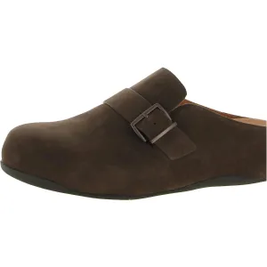 Fitflop Womens Shuv Buckle-Strap Buckle Slip On Clogs
