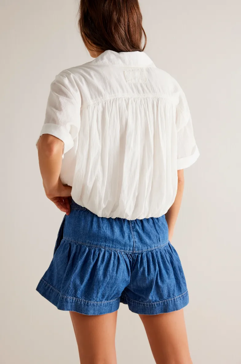 Fleur Denim Shorts