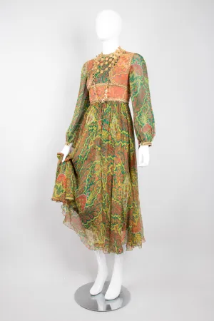 Floral Print Bodice Dress