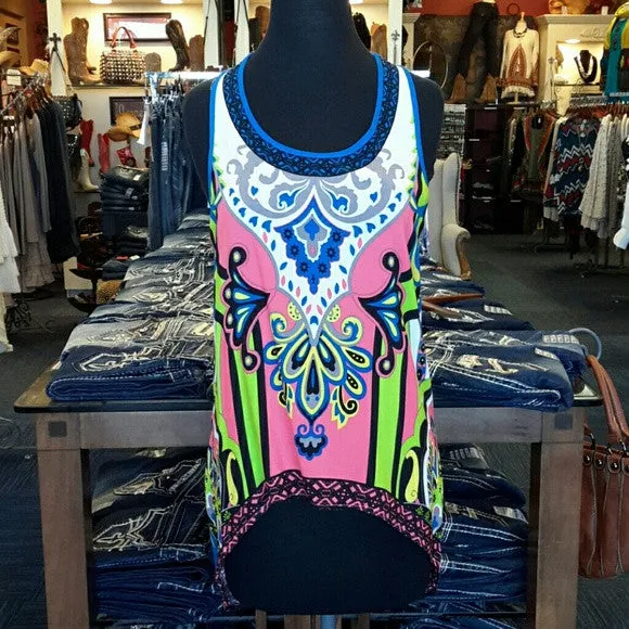 Flying Tomato | High Low Top Sleeveless