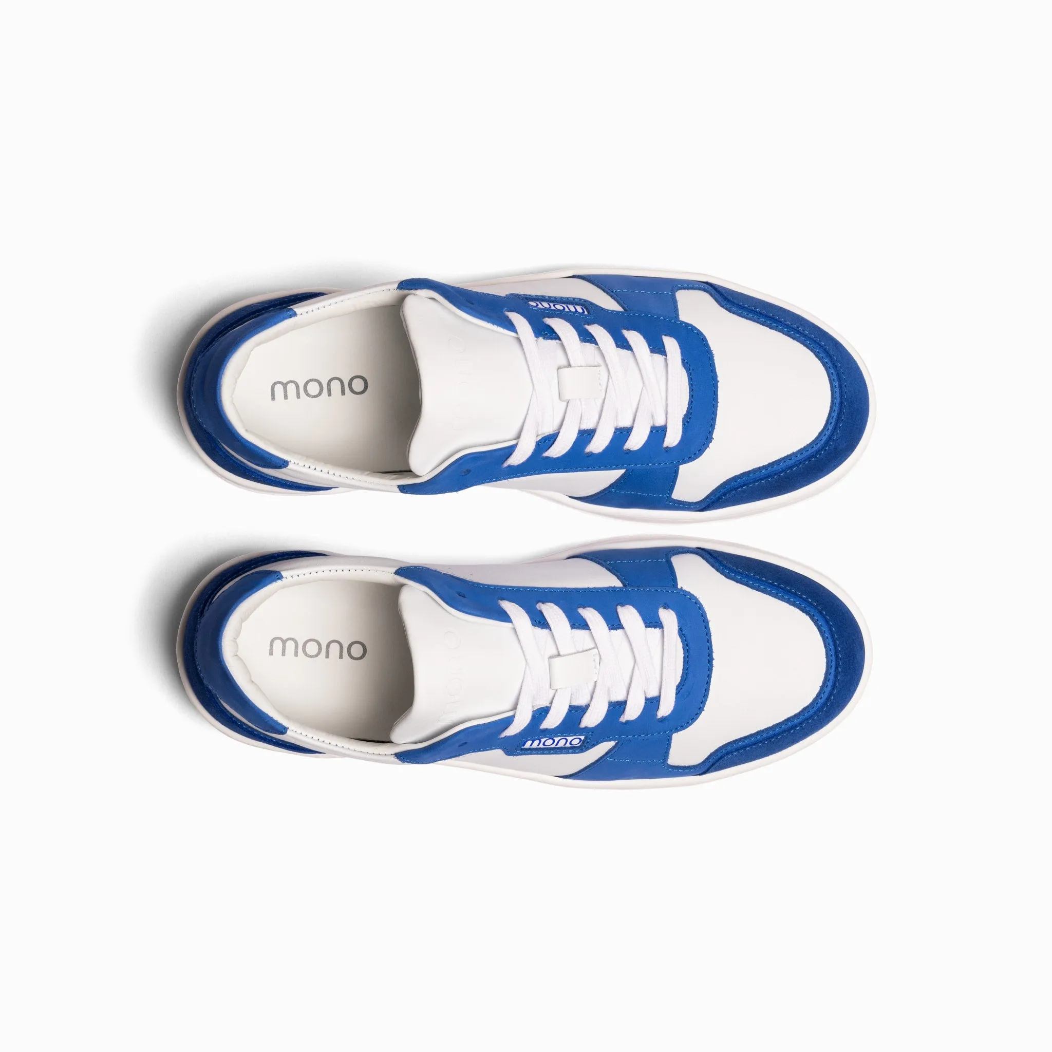 Game - Flat Leather - White Blue - Man