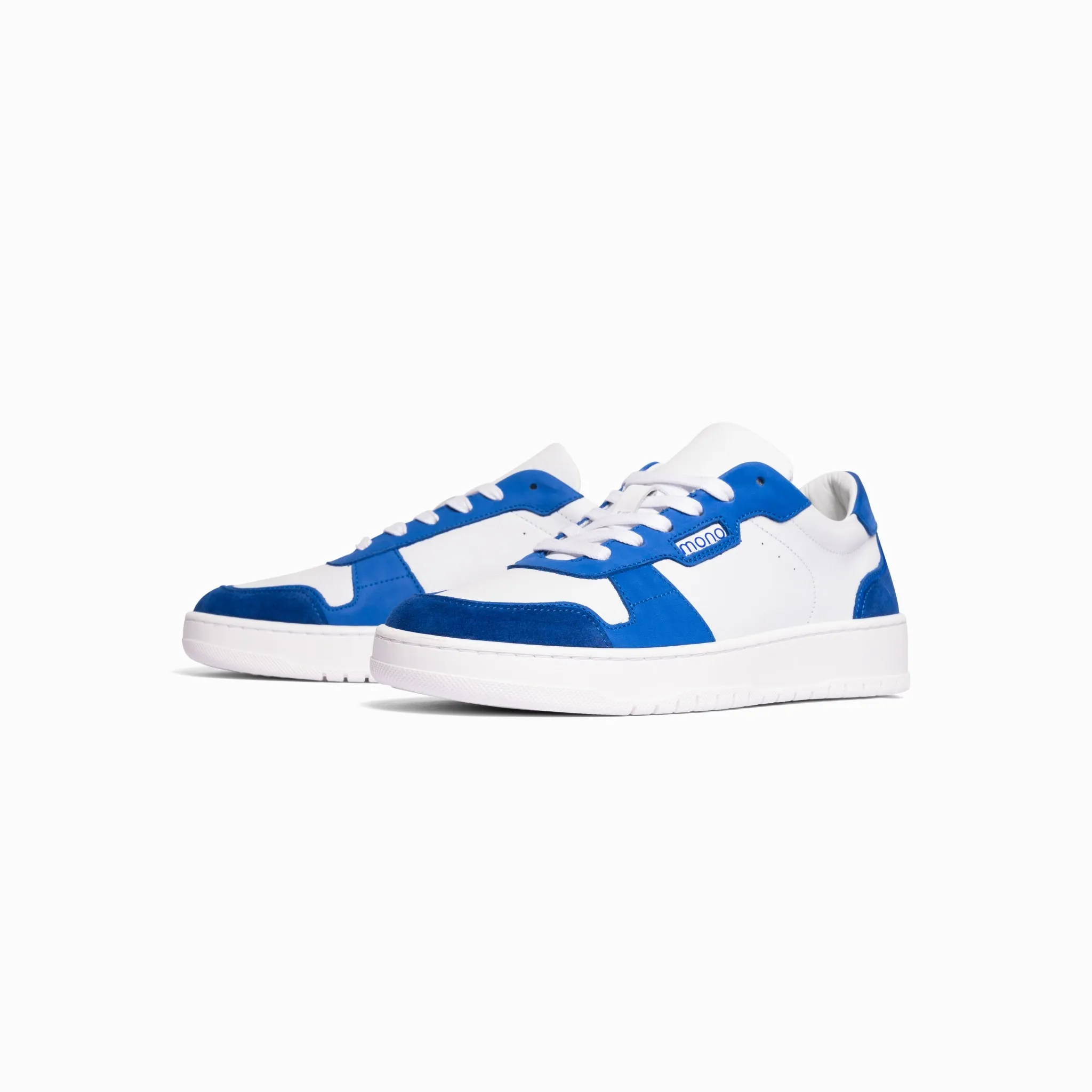 Game - Flat Leather - White Blue - Man