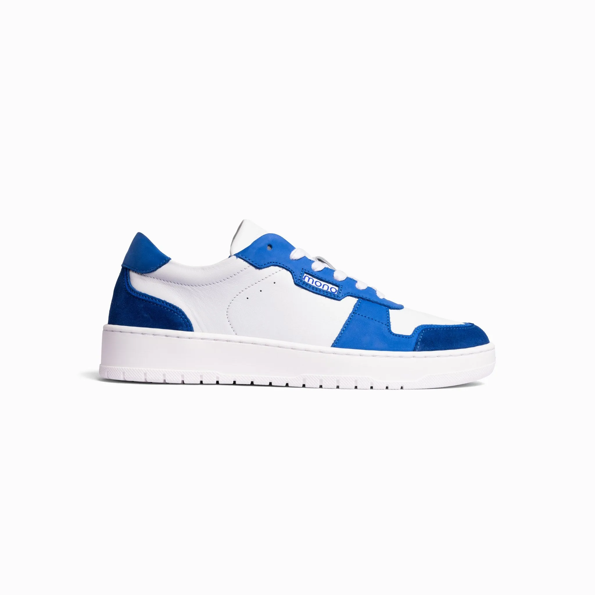 Game - Flat Leather - White Blue - Man