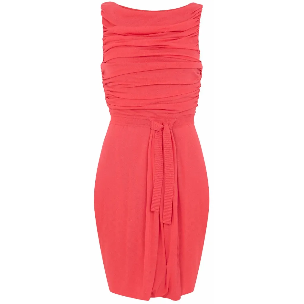 Giambattista Valli coral red dress Size 10UK