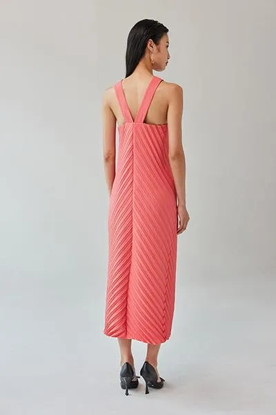 GIN LEE STUDIO | Ivy Dress | Coral Red