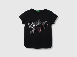 Girls Embellished Round Neck Top