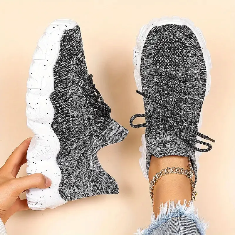 GS Chunky Knit | Ademende sneakers met chunky zool voor dames
