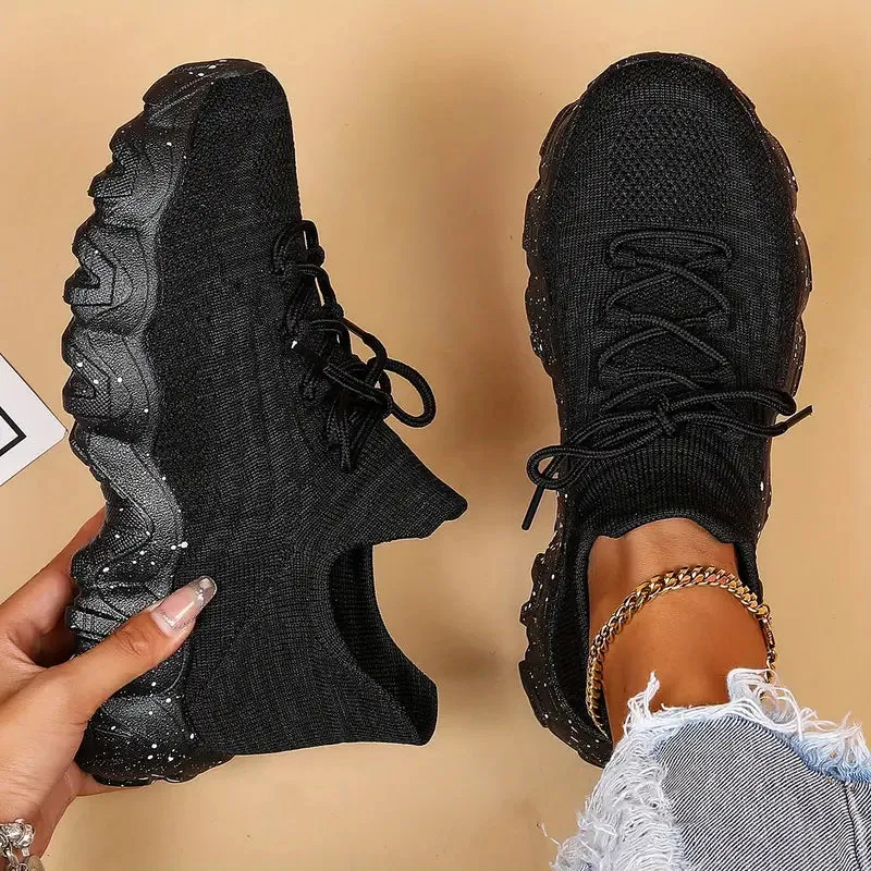 GS Chunky Knit | Ademende sneakers met chunky zool voor dames