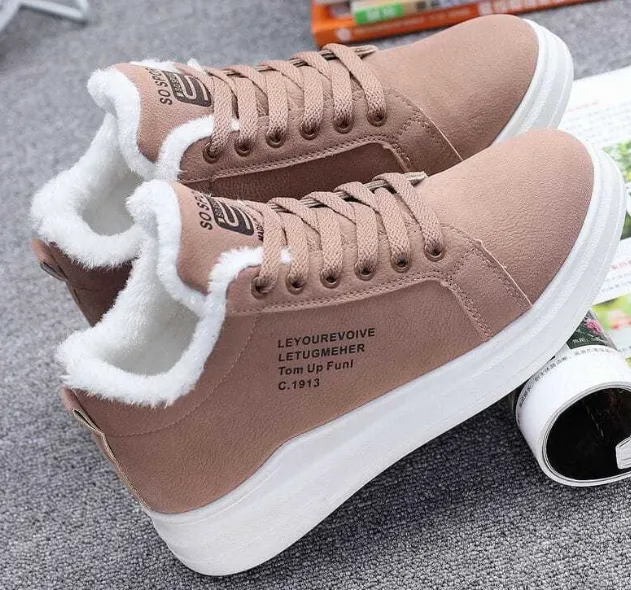GS Fur Walk | Warme gevoerde sneakers voor vrouwen