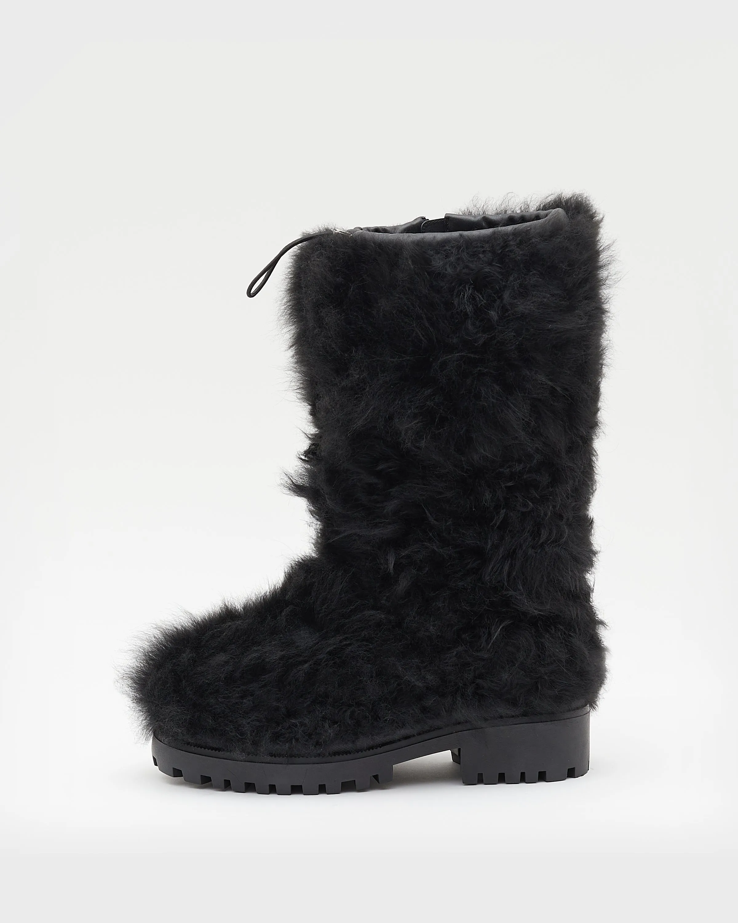 high boots in lambskin