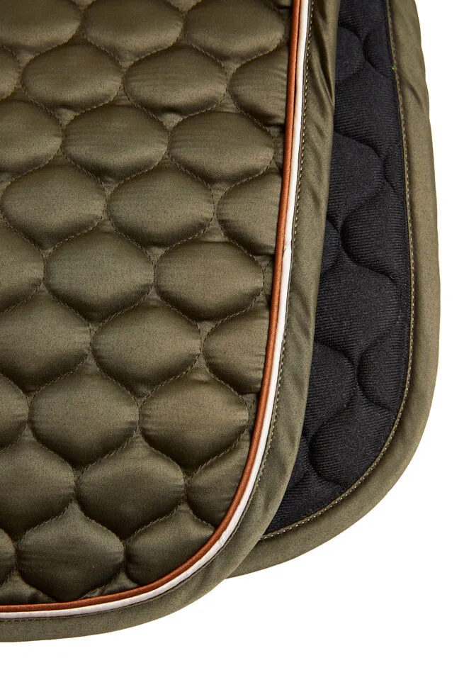 Horze Sandnes Dressage Saddle Pad Olive Drab