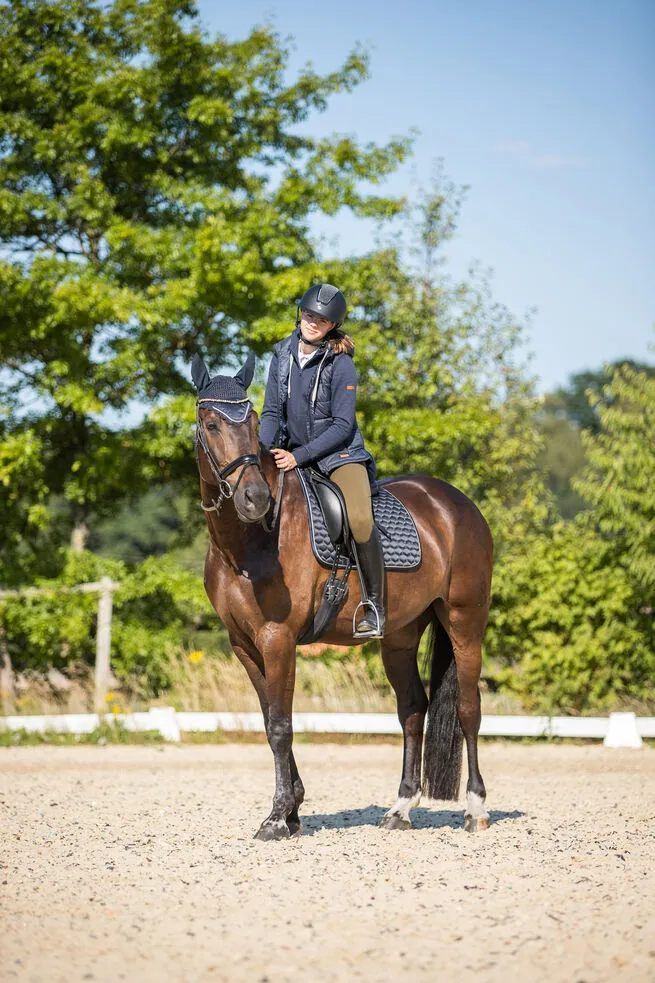 Horze Sandnes Dressage Saddle Pad Very Dark Blue