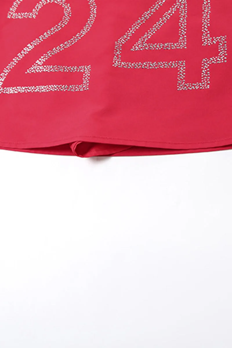 HQT1151 Sporty Glam Mini Skirt