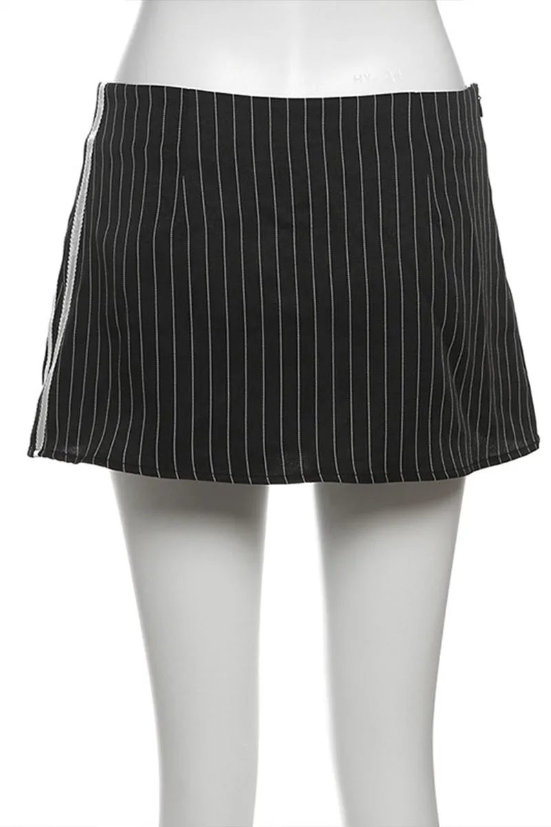 HQT1151 Sporty Glam Mini Skirt