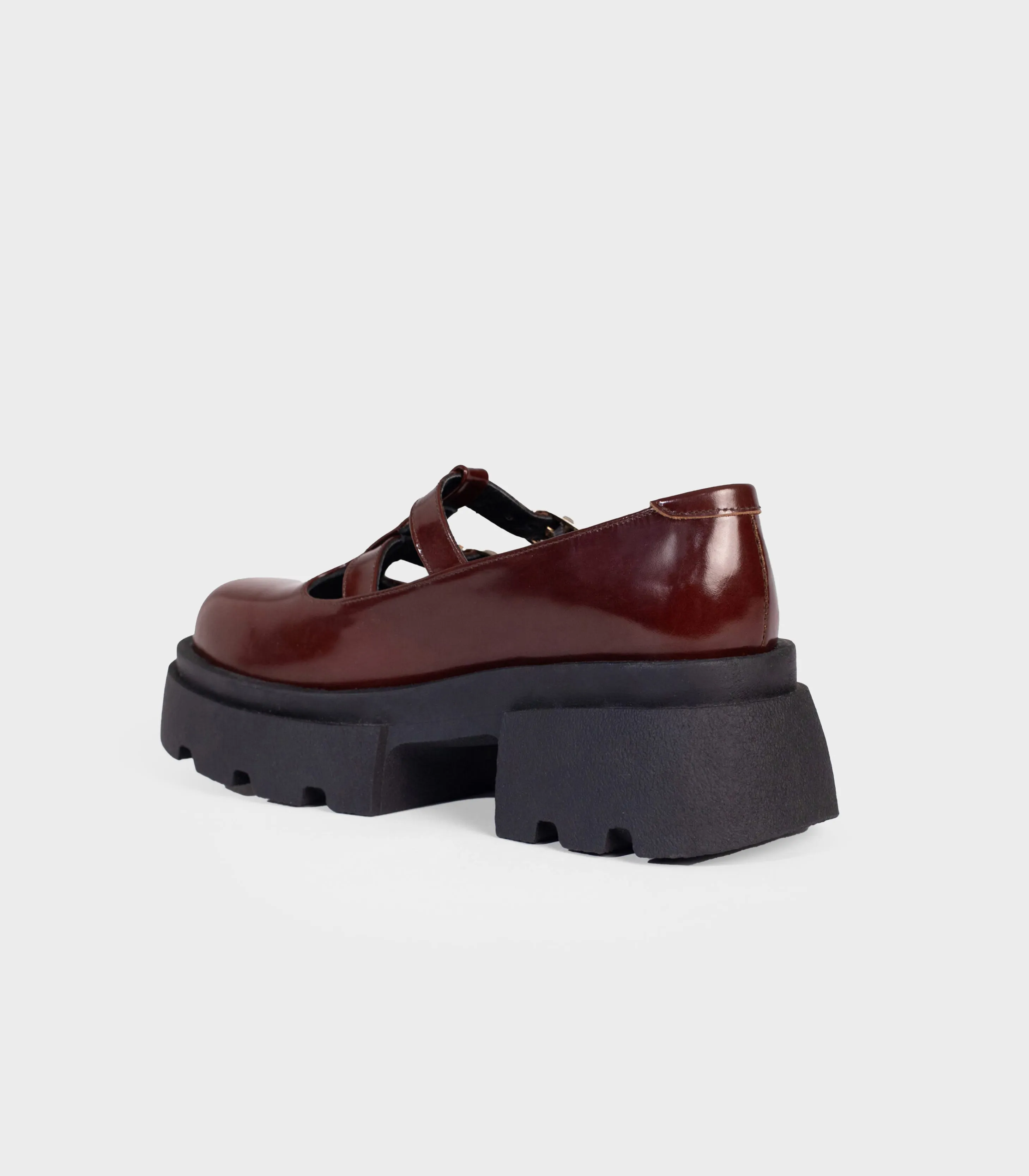 Jayda Shoes - Skool Loafers With Chunky Soles