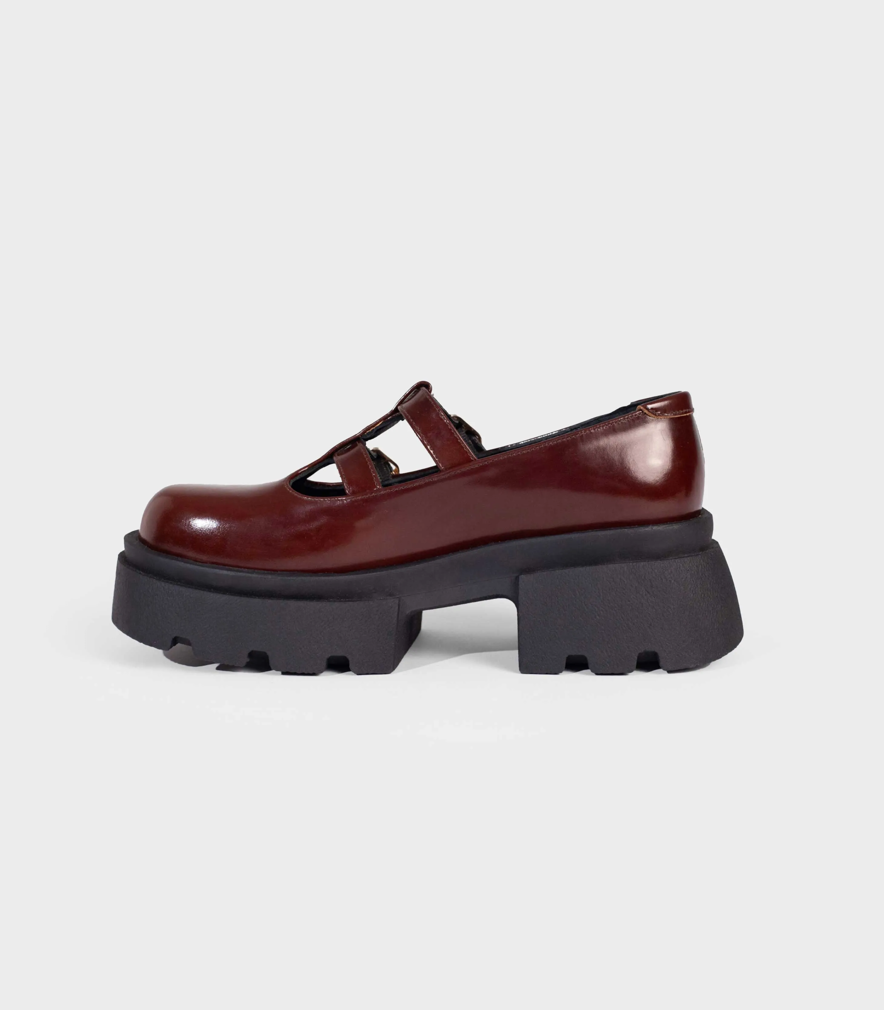 Jayda Shoes - Skool Loafers With Chunky Soles