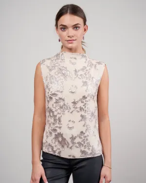 kaoma top - silver-blush