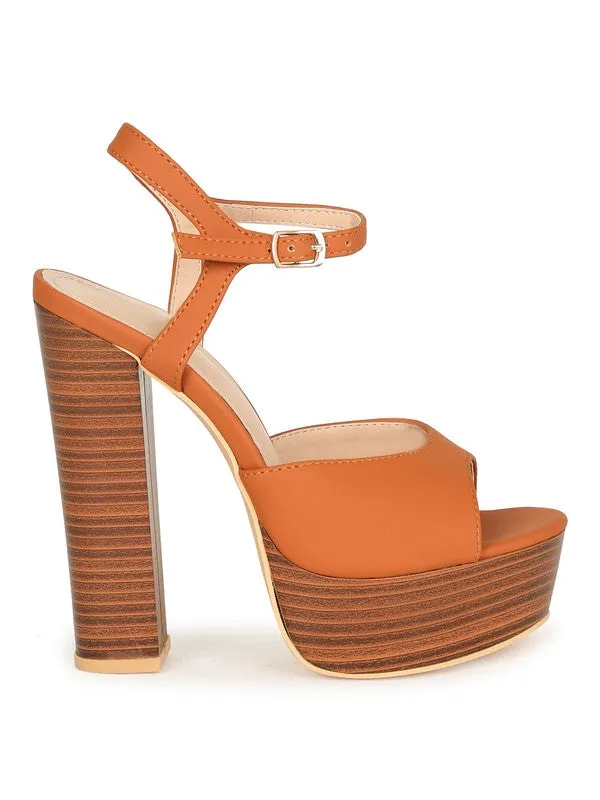 Kate Platform Heel Sandals