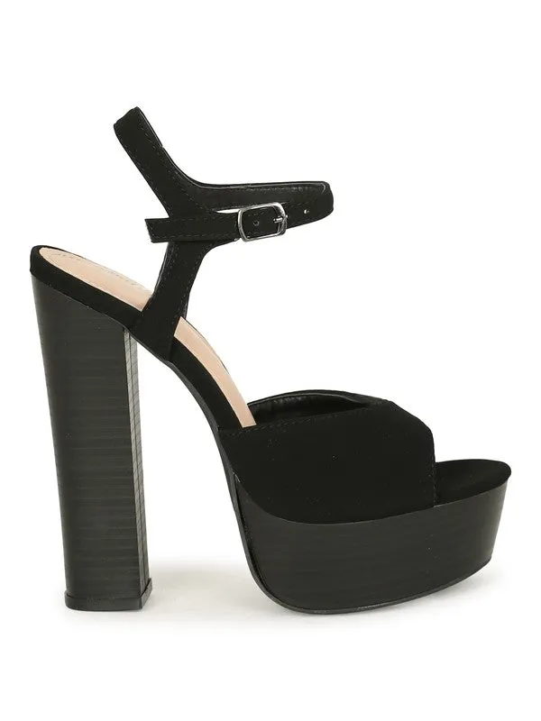 Kate Platform Heel Sandals