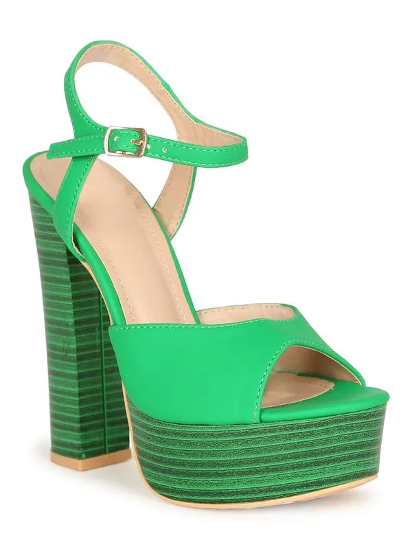 Kate Platform Heel Sandals