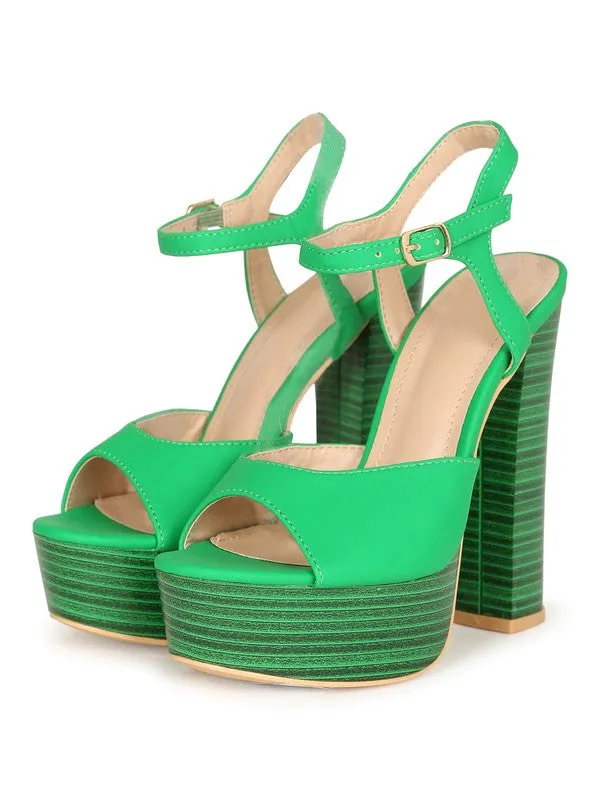 Kate Platform Heel Sandals
