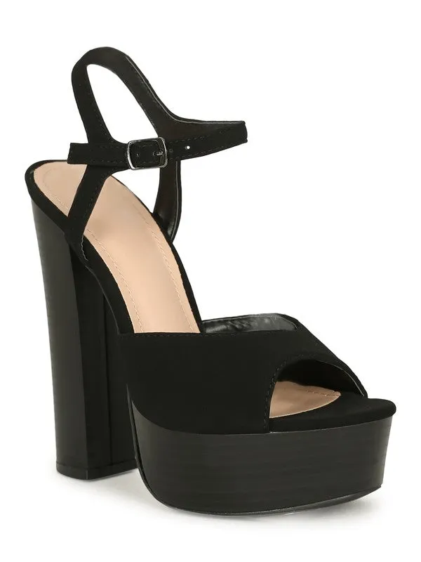 Kate Platform Heel Sandals