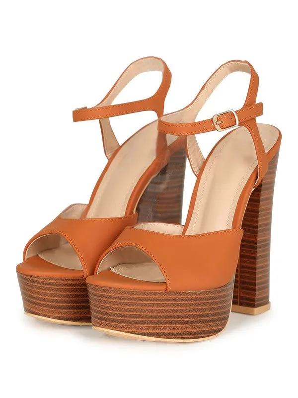 Kate Platform Heel Sandals