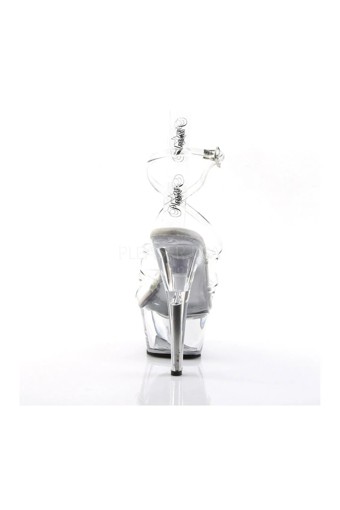 KISS-206 Platform Sandal | Clear Vinyl