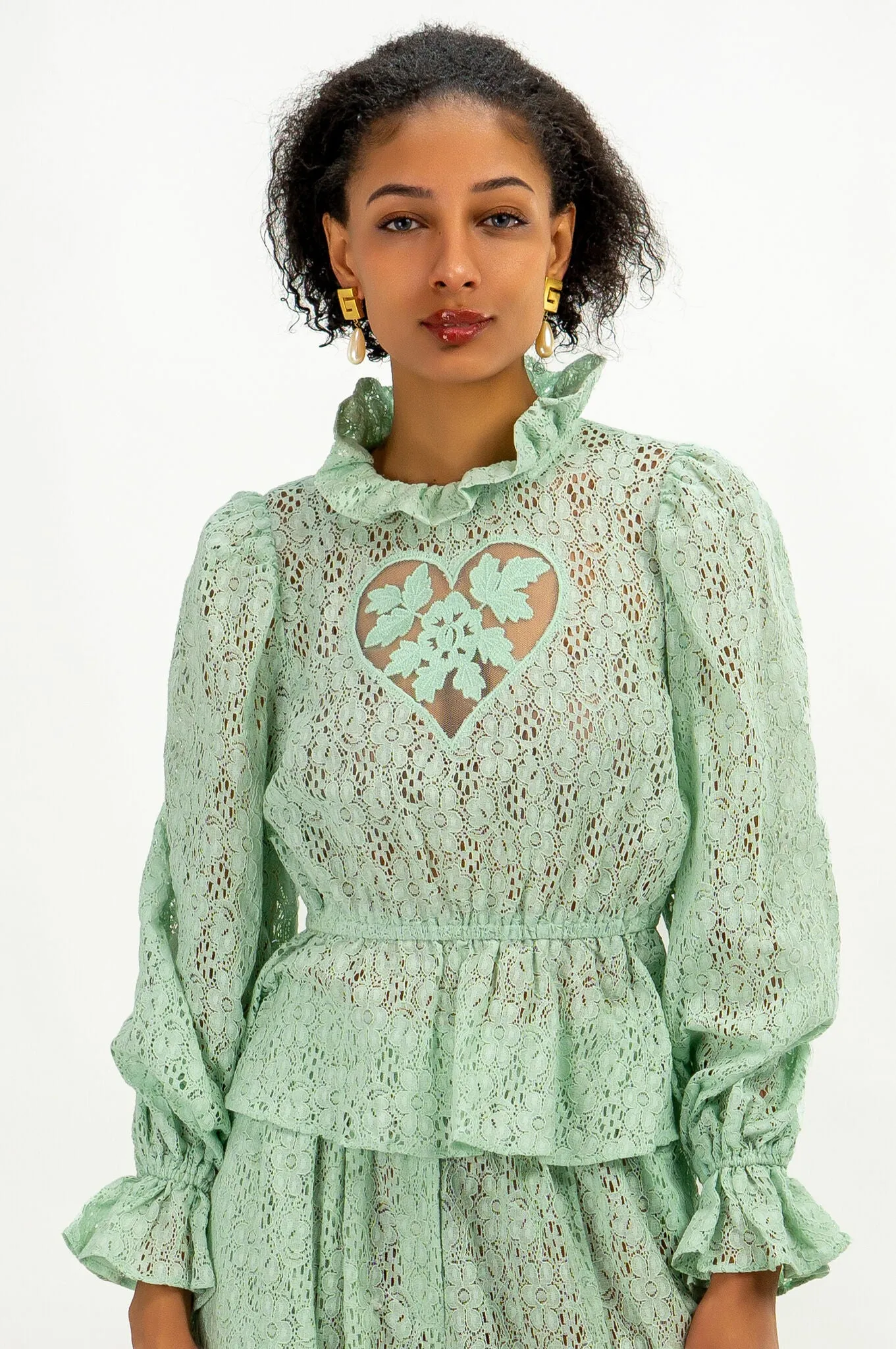 Lace Sirsna Heart Top
