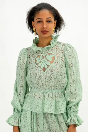 Lace Sirsna Heart Top