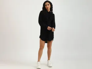 Ladies Solid Mini Dress