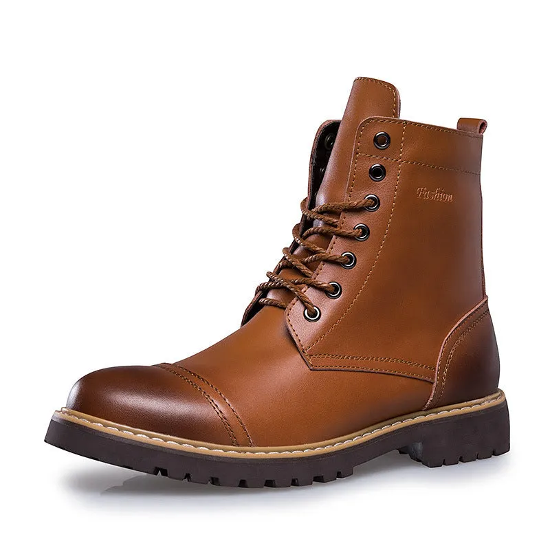 Leather Ankle Boots for Men
