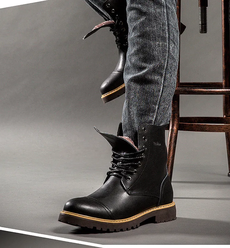 Leather Ankle Boots for Men
