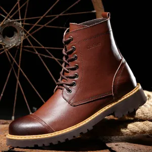 Leather Ankle Boots for Men