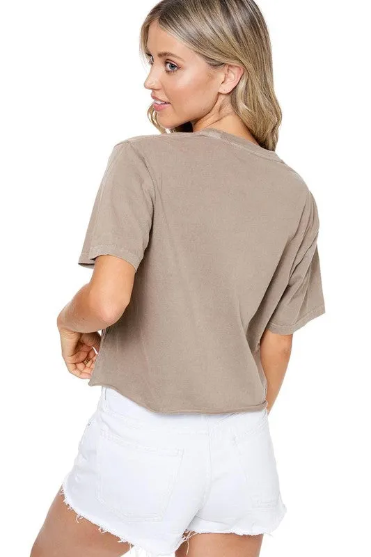 Let's Go Girls Cropped Tee