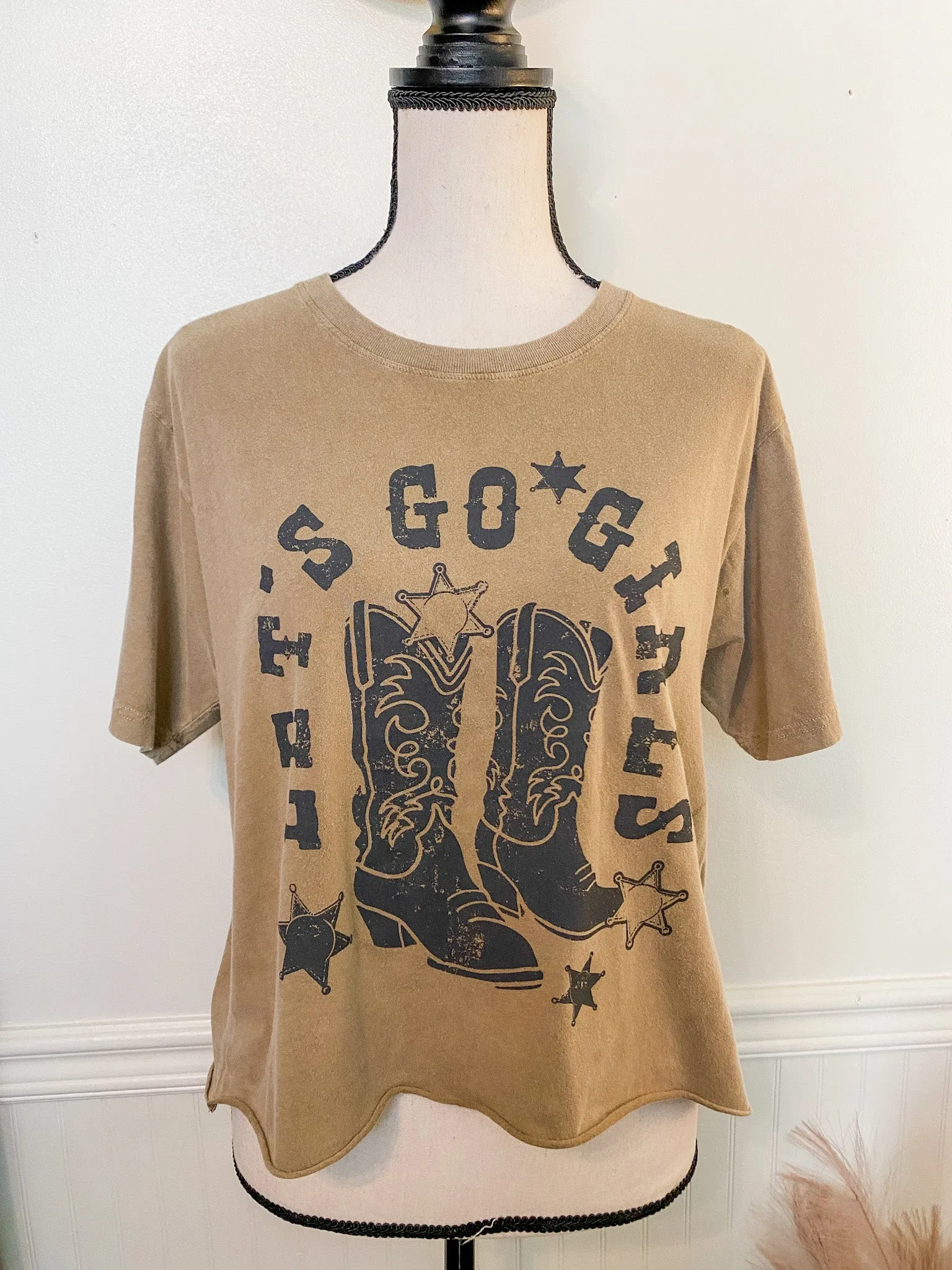 Let's Go Girls Cropped Tee