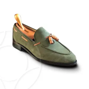 LIAM Premium Loafers with Tassels, Crafted in Suede